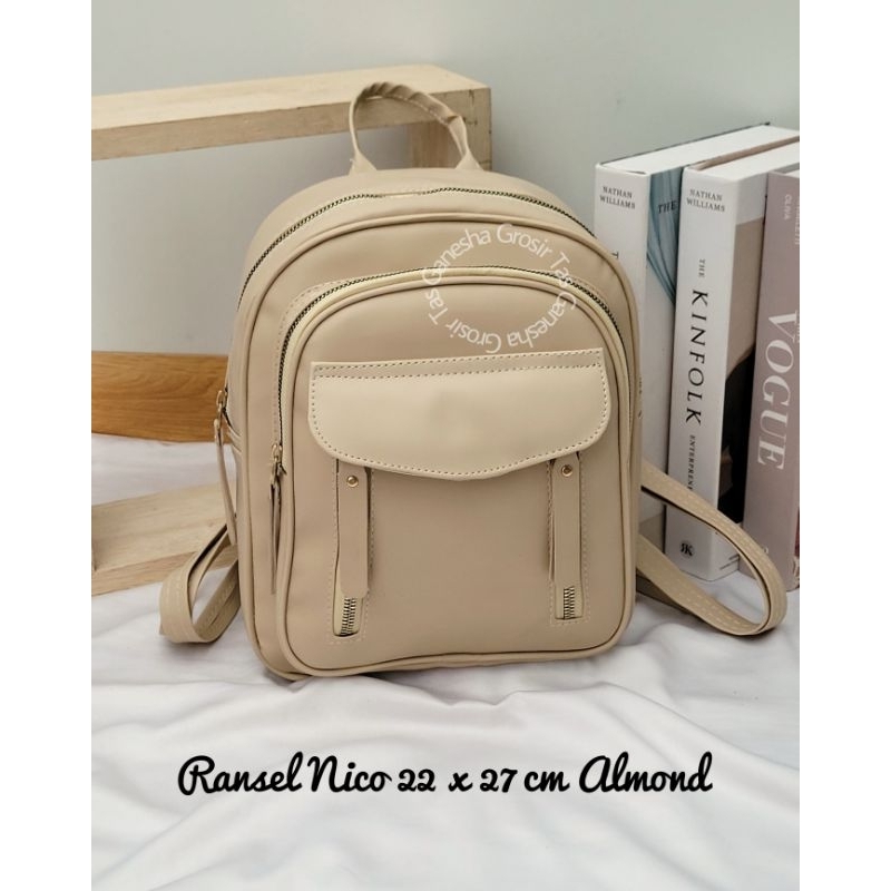 Ganesha Grosir Tas Nico Ransel Wanita Muat Banyak Size Besar