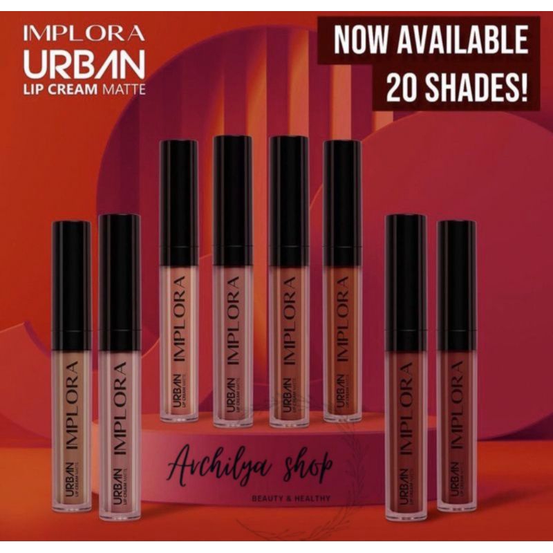 Implora Urban Lipcream Matte/Lipstik Matte/Lipmatte