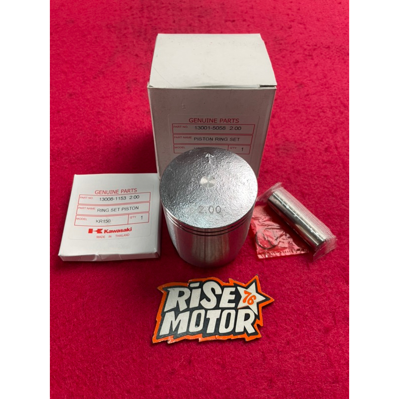 Piston Kit Ninja 150 size 200 uk 61 pen 15