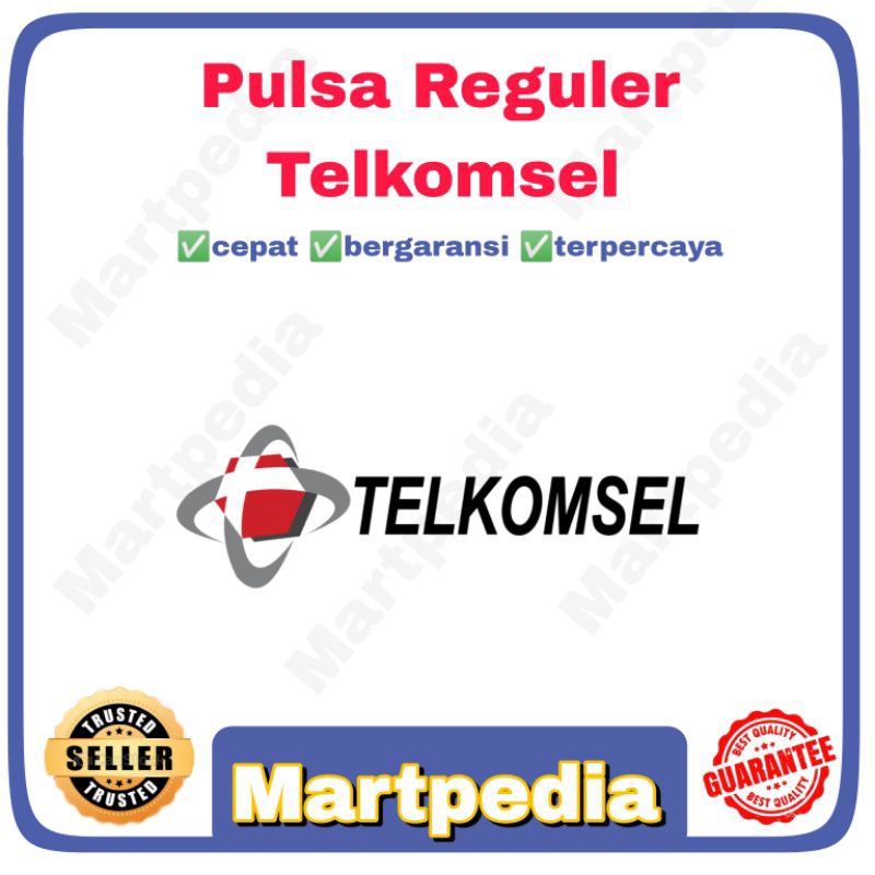 Pulsa Reguler Telkomsel Murah 5k 10k 15k 20k 25k 30k 35k