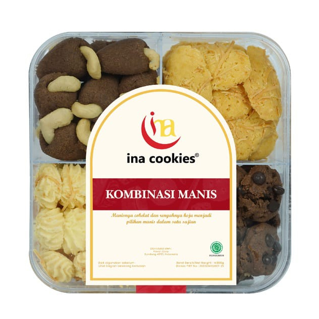 

READY STOCK Kue Kering Kombinasi Ina Cookies Halal dan Enak SIAP KIRIM
