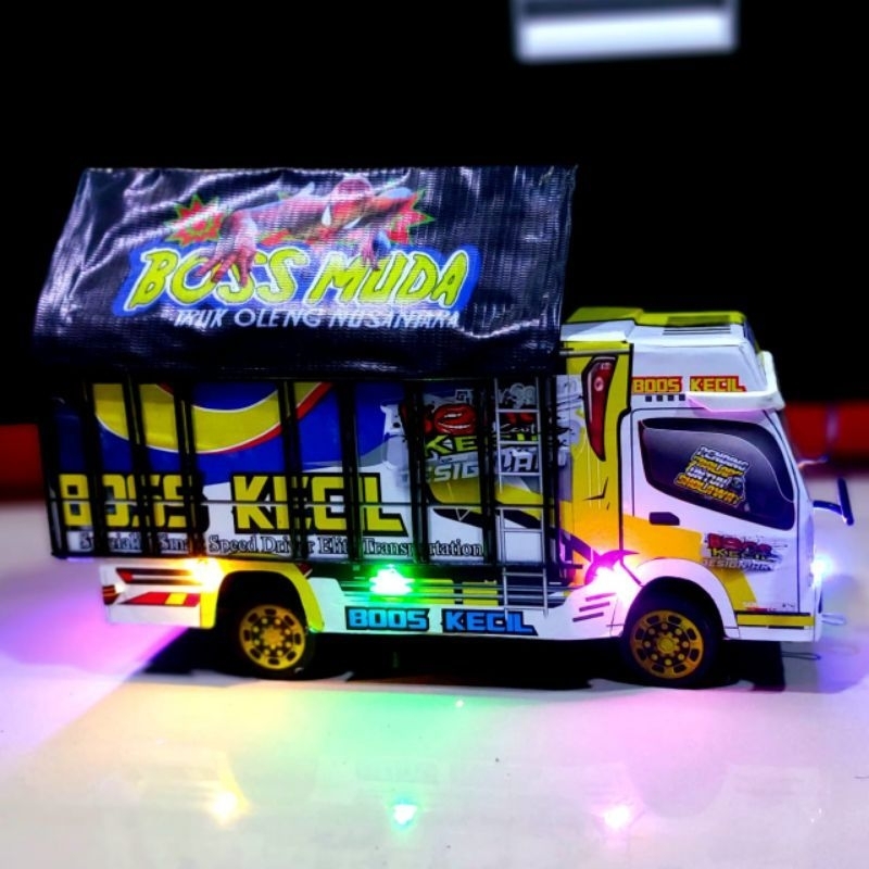 Truk Oleng Miniatur Telolet  mainan anak