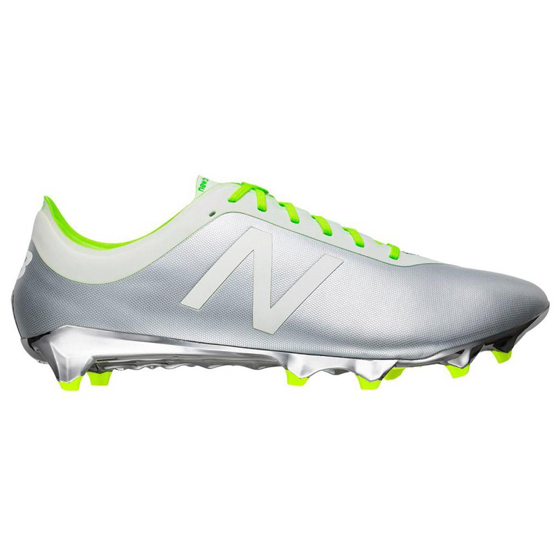 Sepatu Bola New Balance 2.0 Hydra Diamond FG Metalic Silver Volt