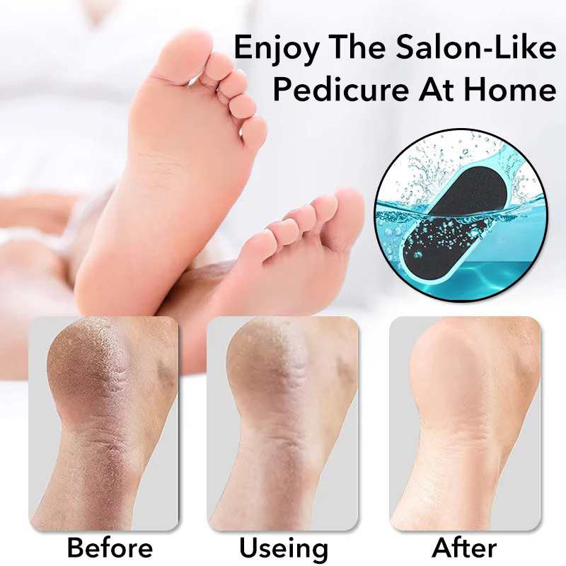 ALAT PEMBERSIH KAPALAN KAKI / PARUT KAKI PENGHALUS KAKI KERING KAPALAN PERAWATAN KAKI FOOT SCRUBBER /AMPLAS KAKI / ALAT GOSOK PENGAHALUS TUMIT KAKI