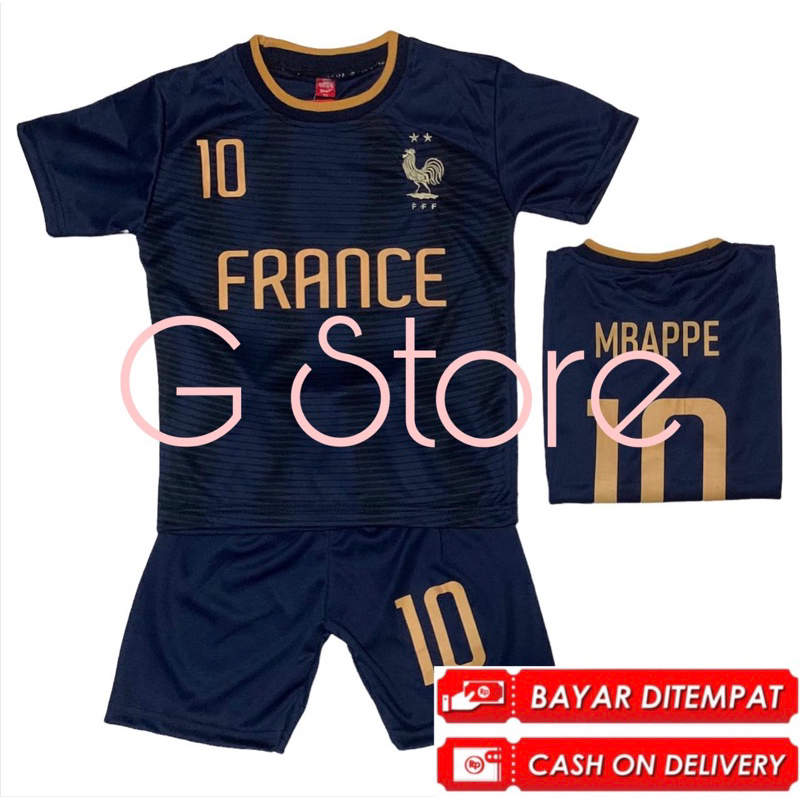 BISA COD / JERSEY BOLA FRANC / SETELAN BAJU BOLA FRANC ANAK TERMURAH / TERBARU 2022-2023