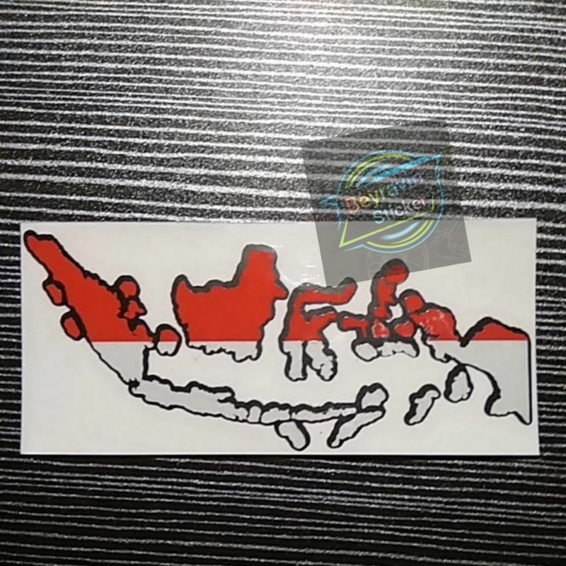 STICKER PETA INDONESIA CUTTING