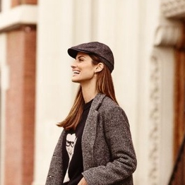 Topi Flat Cap Pet Pelukis Sutradara Newsboy Pesta Wanita Pria Polos Warna