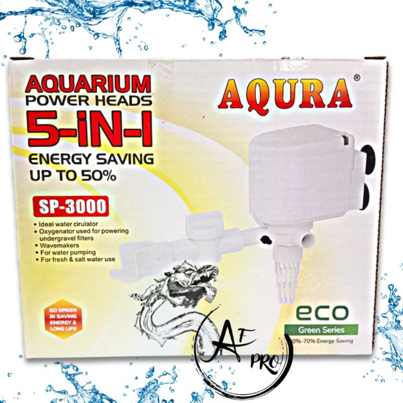 Promo Murah Pompa Aquarium AQURA 5IN1 SP 3000