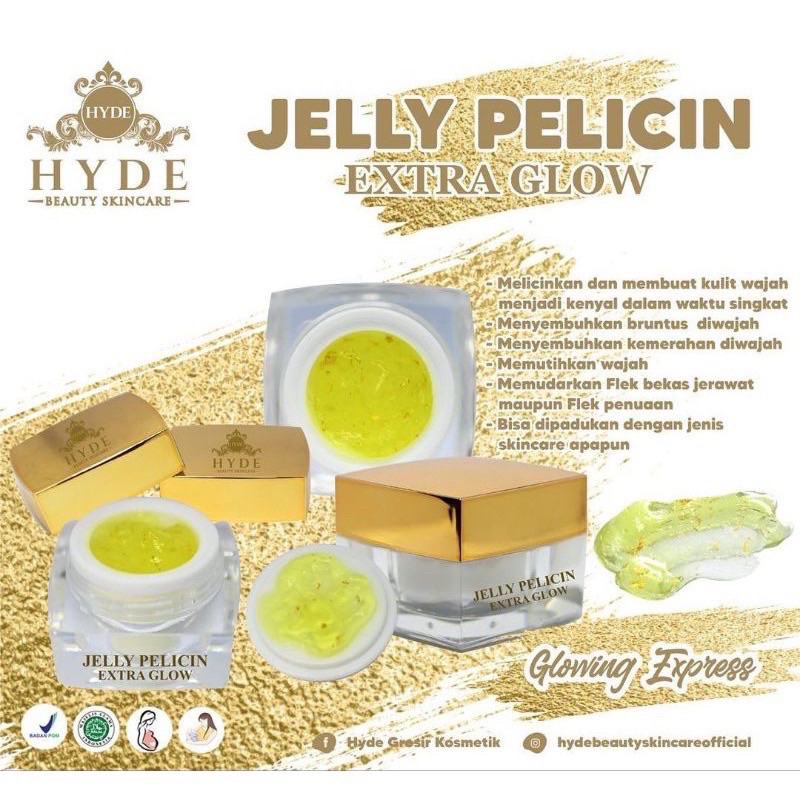 JELLY PELICIN EXTRA GLOW HYDE BEAUTY SKINCARE