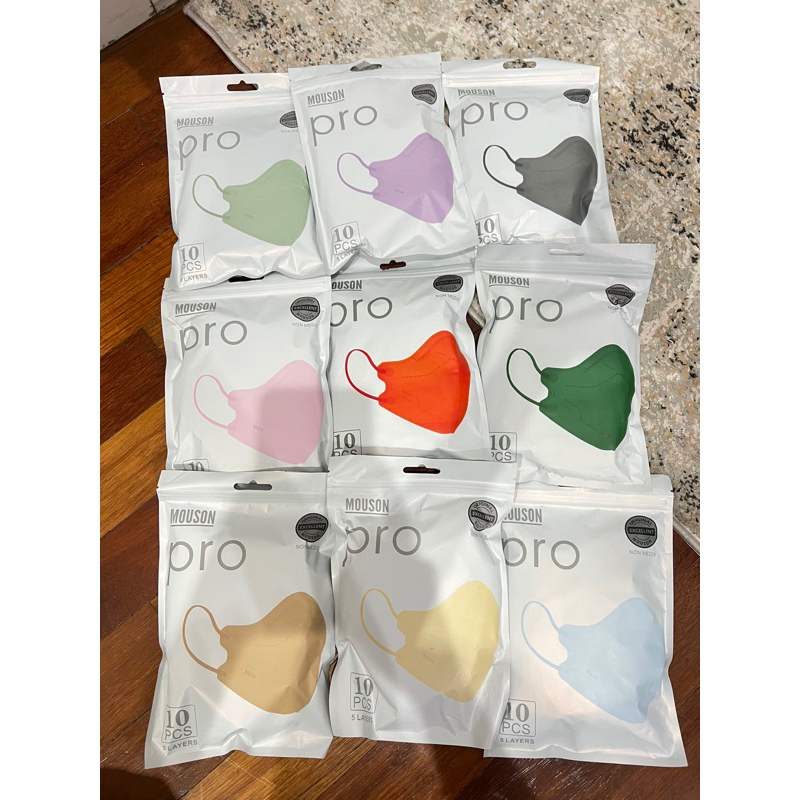 MOUSON PRO Masker 5 ply isi 10pcs KN 95 Disposable Face Mask