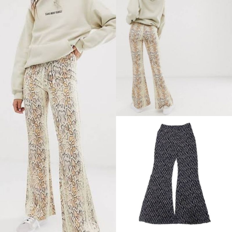 WE*KDAY SNEEZE PRINT TROUSERS