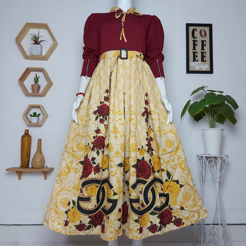 GAMIS SHR PRINTING SUBLIM COD/SHR BURBERRY/GAMIS SHR MAXI