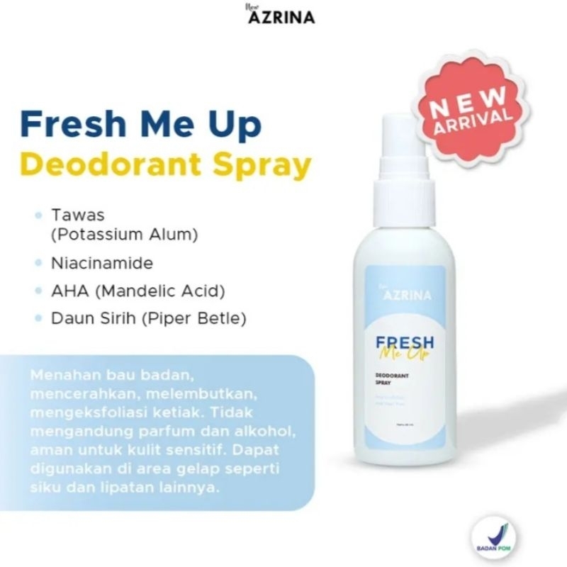 AZRINA FRESH ME UP DEODORANT SPRAY