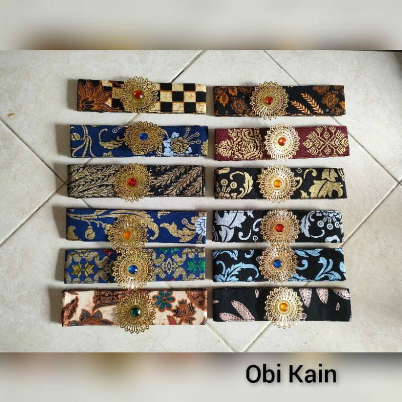 Obi Kebaya Kain Katun Batik FREE BROS/Ikat Pinggang Wanita