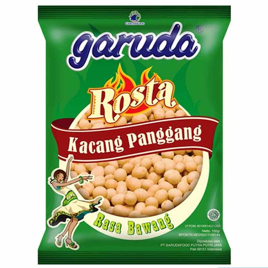 

GARUDA Kacang Panggang Rosta Bawang Pack 100gr