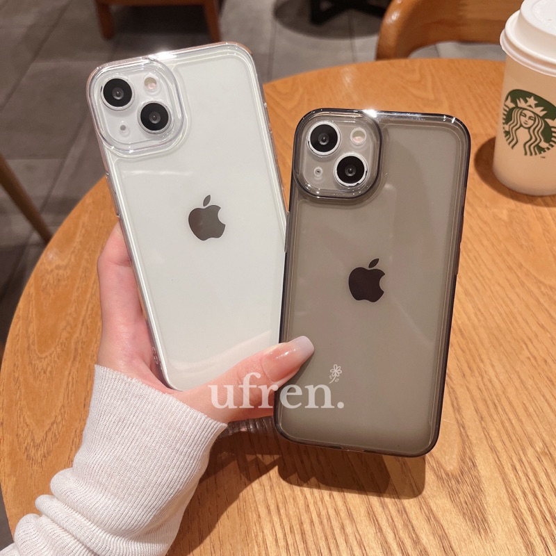 Space Clear Case TPU Tebal Transparan For iPhone 14 13 12 11 Pro Max X Xr Xs Max 8Plus 7Plus 8 7 Soft Case Bening