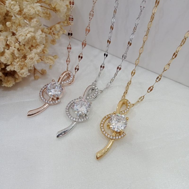 kalung titanium fashion melody