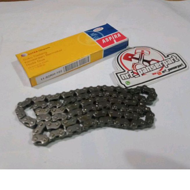 RANTE KETENG HONDA TIGER ASPIRA/RANTAI KAMPRAT MESIN HONDA TIGER 2000 LAMA/TIGER NEW REVO 102L ASPIR