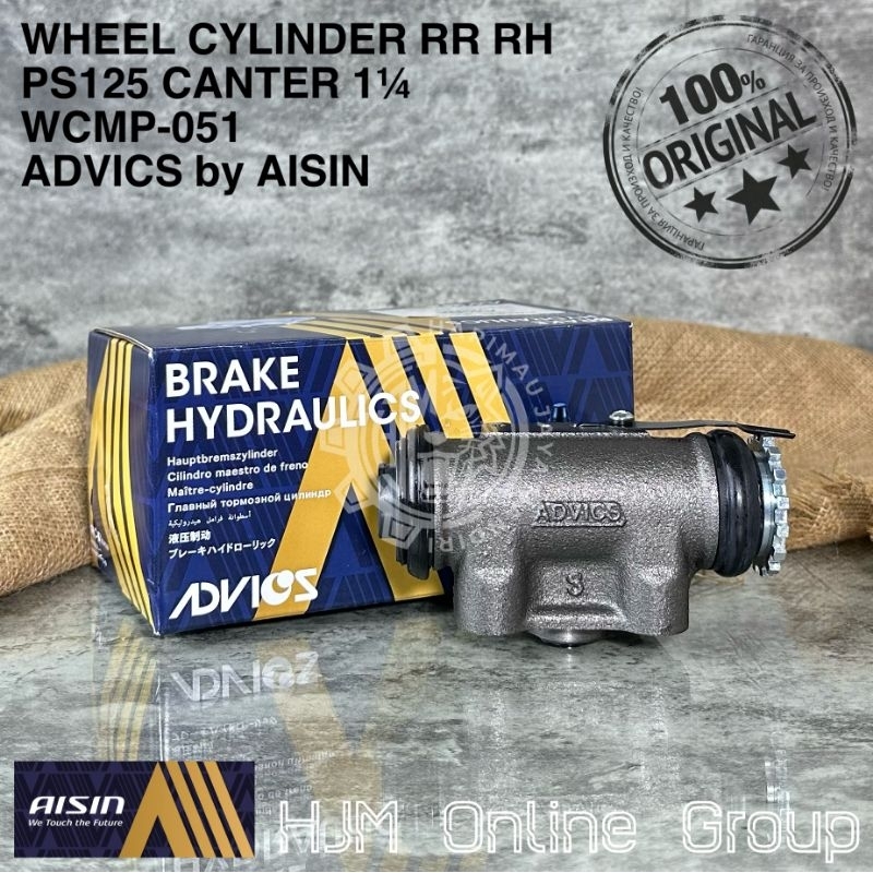 WHEEL CYLINDER - MASTER BAK BLOK REM BELAKANG PS125 CANTER ADVICS by AISIN