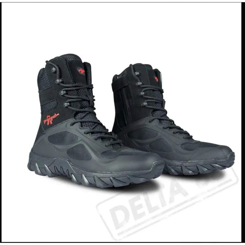 Sepatu Tactical Original Sepatu Rafale Elite Hitam dan coklat 9inch