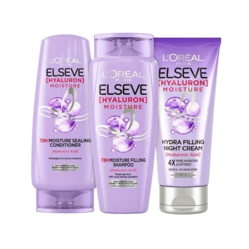 LOREAL Elseve Hyaluron Moisture 72H Series