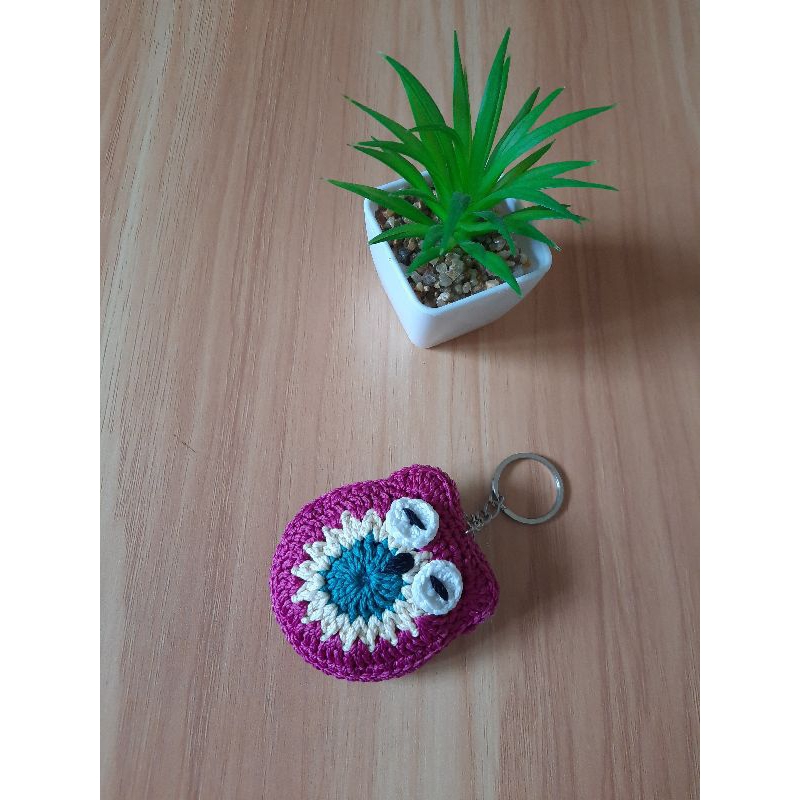 Gantungan Kunci Owl Rajut || Souvenir Ganci Rajut