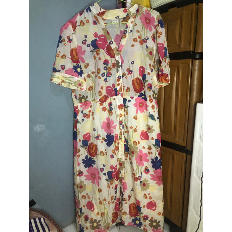 preloved dress bunga bunga