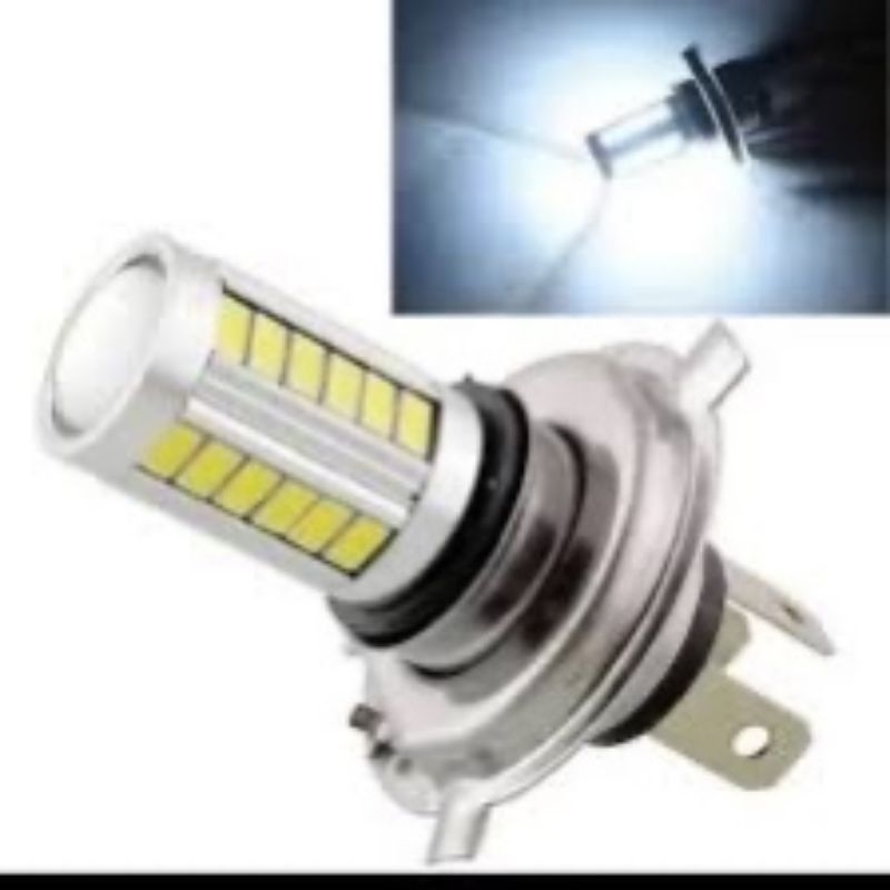 LAMPU DEPAN LED 33 MATA TIPE H4 UNTUK VIXION OLD NEW R15 VERZA SCORPIO MEGA PRO CBR NINJA TIGER SATR