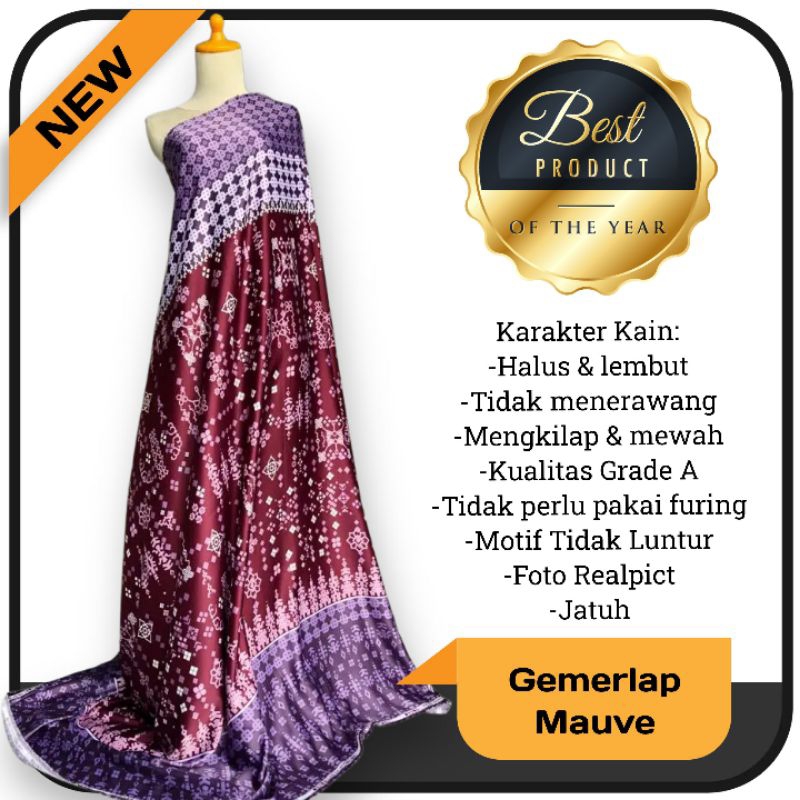 Kain D. Silk motif Gemerlap harga persetengah meter 0.5 M