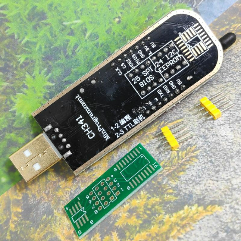 Eeprom flash Bios CH341A CH431 24 25 USB programmer series 24 Writer 25 SPI Routing Bios LCD