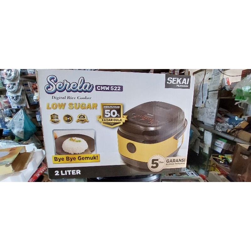 mejikom low sugar/mejikom low sugar sekai/ mejikom digital low sugar mcw522 2liter/sekai mejikom low