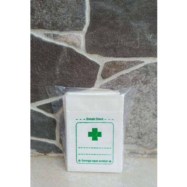 Kantong Puyer Press Per Pack Isi 100 Pcs Kantong Obat Puyer Press Kertas Puyer Press Kertas Puyer Ha
