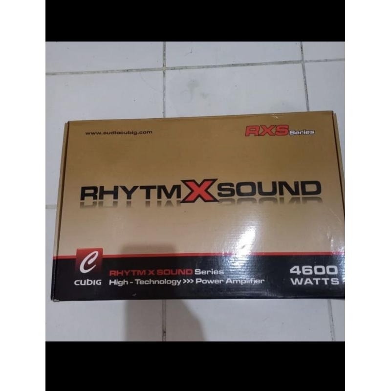 Power Amplifier Rhytm X Sound 4Chanel RXS 4.60 by Cubig