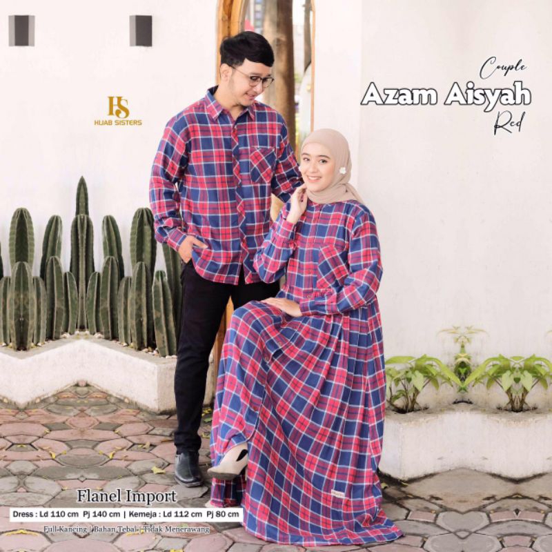 COUPLE AZAM AISYAH ORI HIJAB SISTER'S