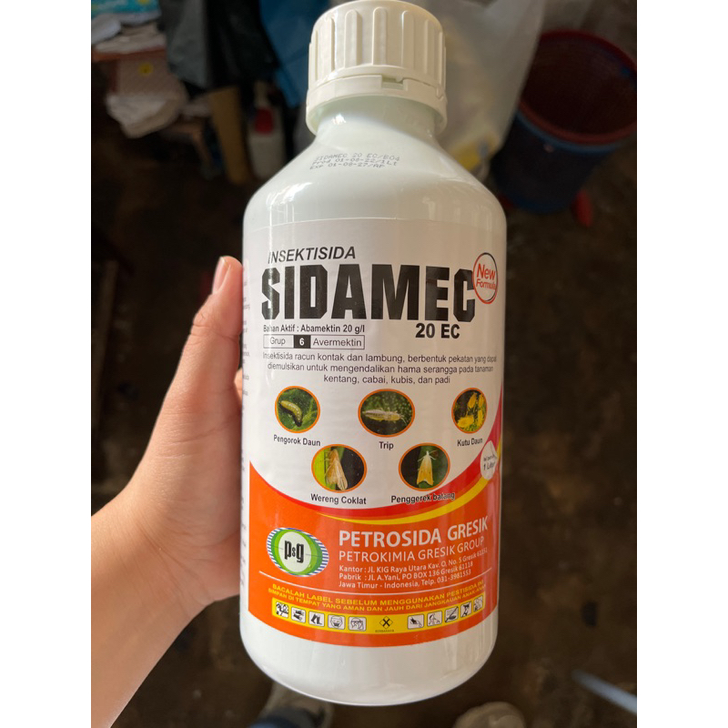 insektisida sidamec ukuran 1 liter