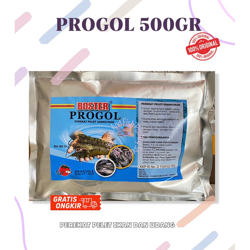 BOSTER PROGOL 500 gram, progol perekat BOSTER