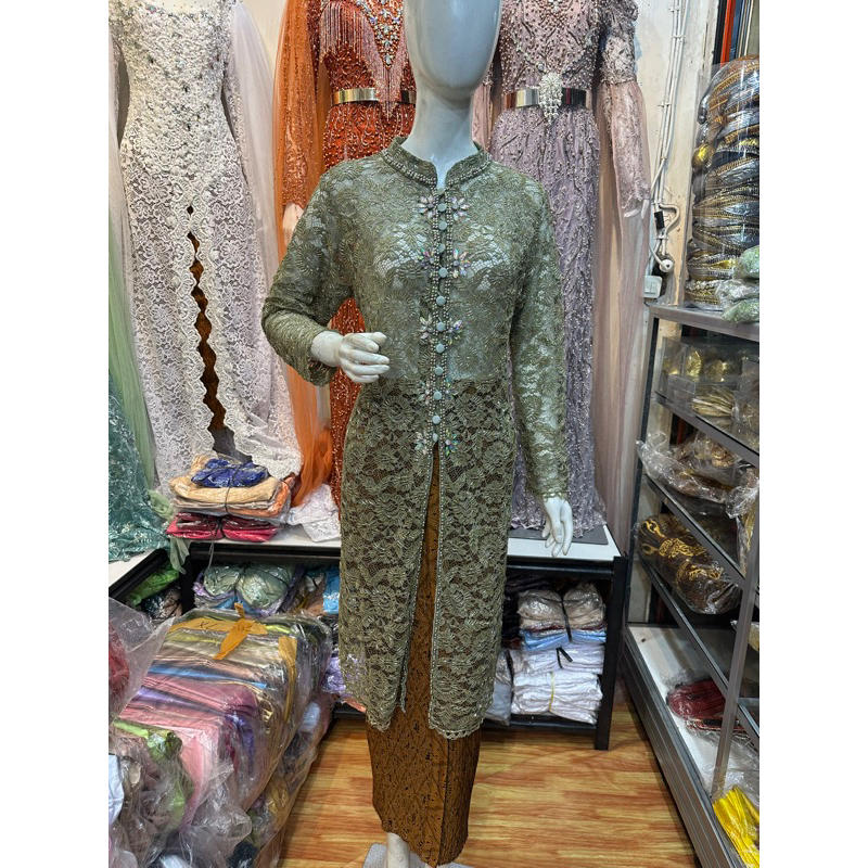 kebaya atasan jumbo full payet