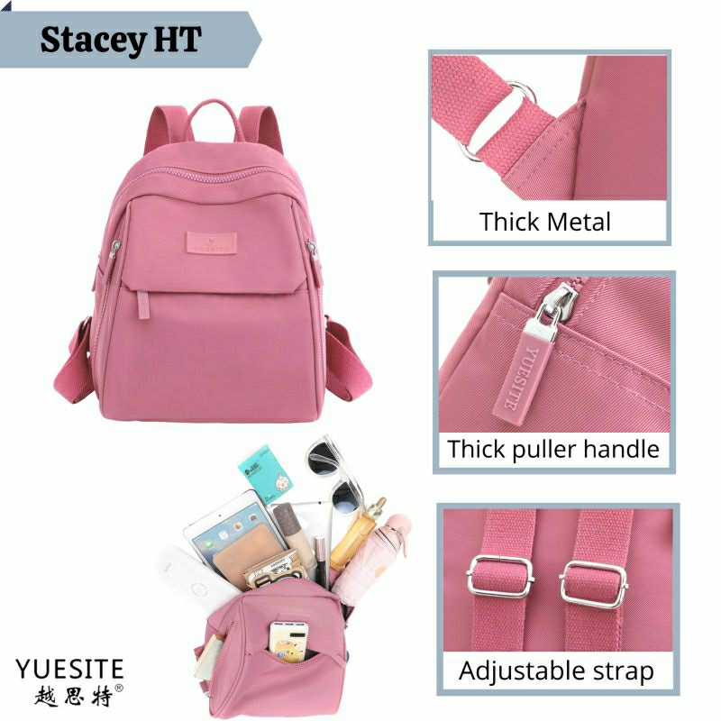 TAS RANSEL WANITA SEDANG YUESITE STACEY MEDIUM BACKPACK TAS PUNGGUNG