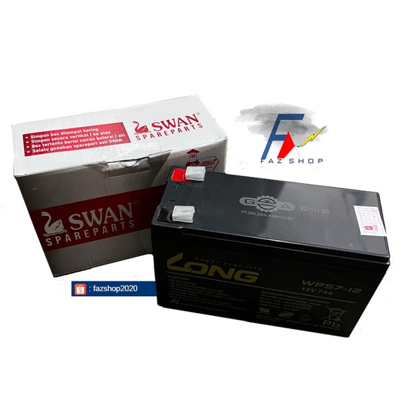 baterai aki sprayer swan / accu swan original