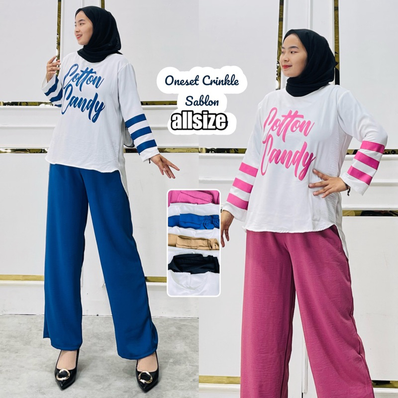 SET VIRAL CRINKLE COTTON SABLON ABG HITS MURAH GROSIR SUPPLIER MODELLANO