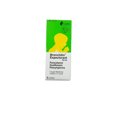 Bronchitin expectorant sirup obat batuk anak 6-12 tahun isi 60 ml