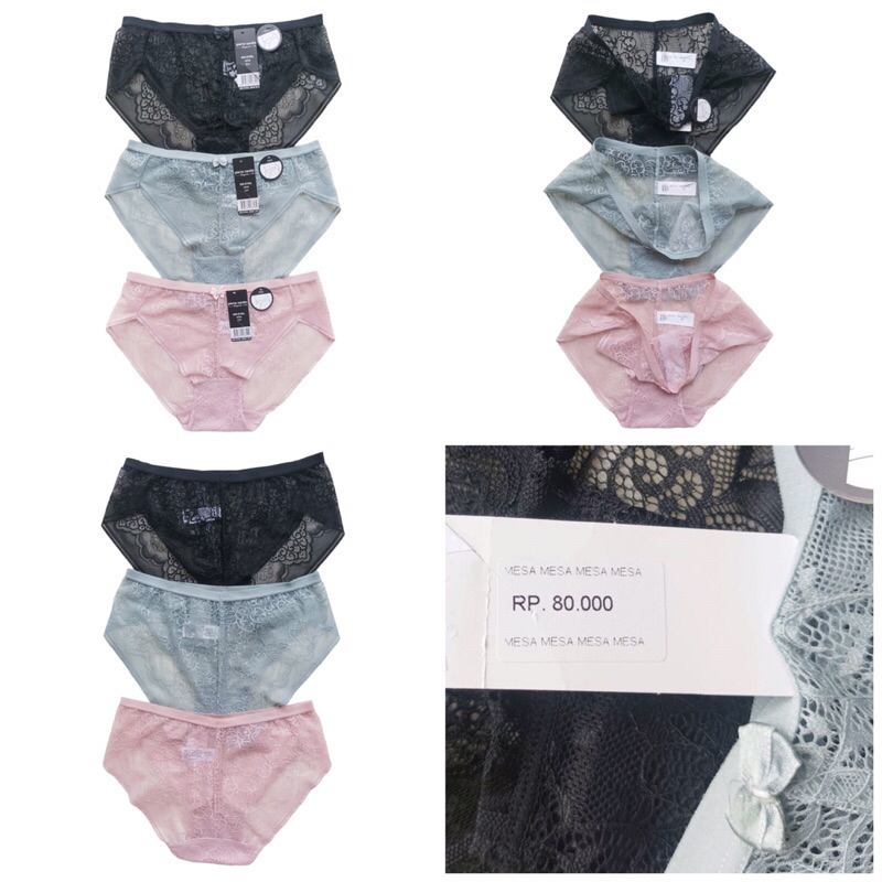 pierre cardin panty model lace mini 509-6705L branded sale size M
