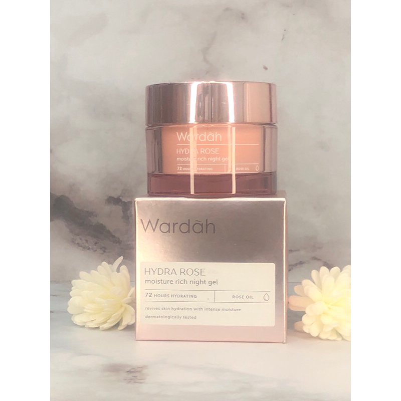 wardah Hydra Rose Dewi Aqua Night cream