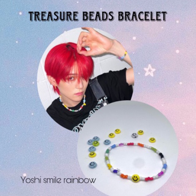 TREASURE YOSHI BEADS BRACELET GELANG BEADS KPOP YOSHI