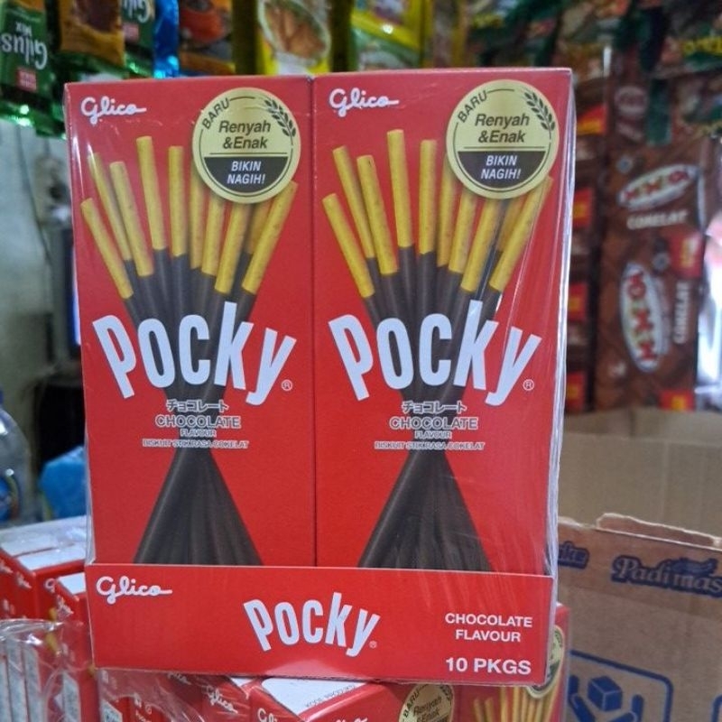 

pocky stick rasa coklat ~ 22g