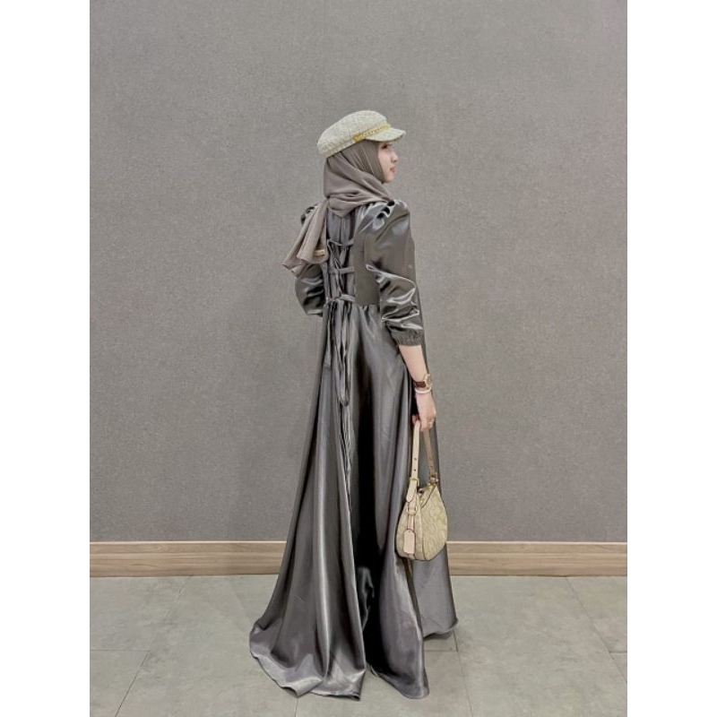 ANGEL DRESS SATIN SILK PREMIUM FREE HIJAB DAN BROSS