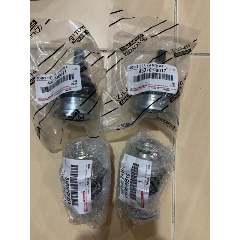 ball joint atas bawah innova hilux fortuner 2004-2014 1set 4pcs asli original