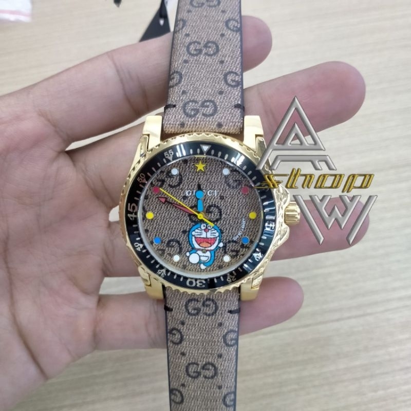 Jam Tangan Wanita GUCCI Doraemon Sport Quartz new arrival Asia Watch shop