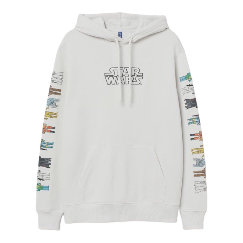 ( 8.8 ) Hoodie H&amp;M Unisex Star Wars Series, Flecee Katun Lembut Tebal, Free Papperbag