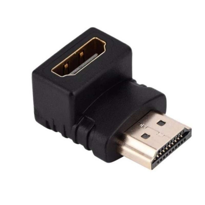 ADAPTER HDMI MALE TO FEMALE BENTUK L